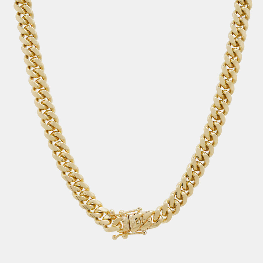 Cuban Link Chain (Solid Gold) 8mm