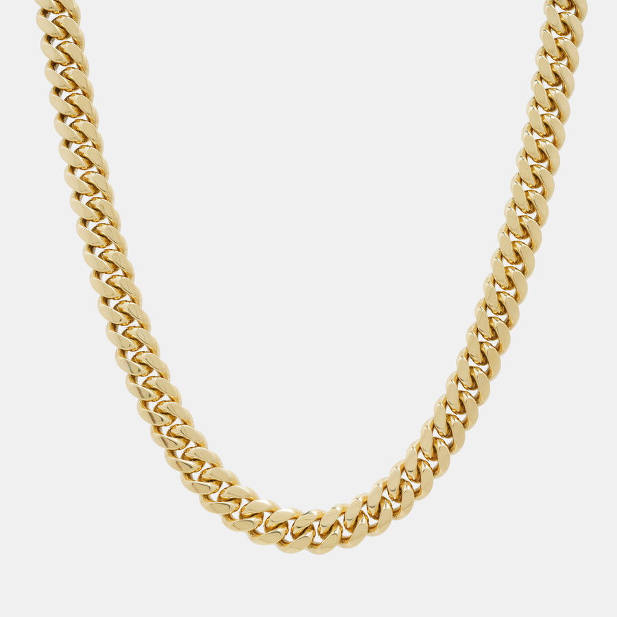 Cuban Link Chain (Solid Gold) 8mm