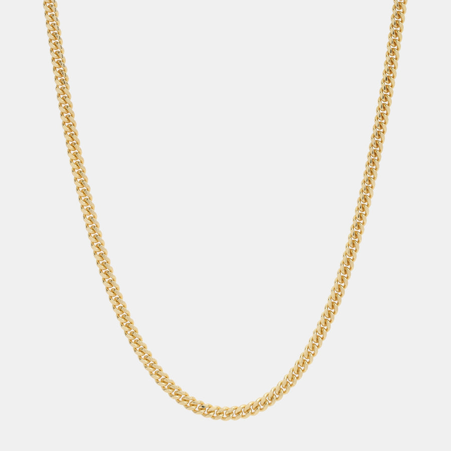 Cuban Link Chain (Solid Gold) 4mm