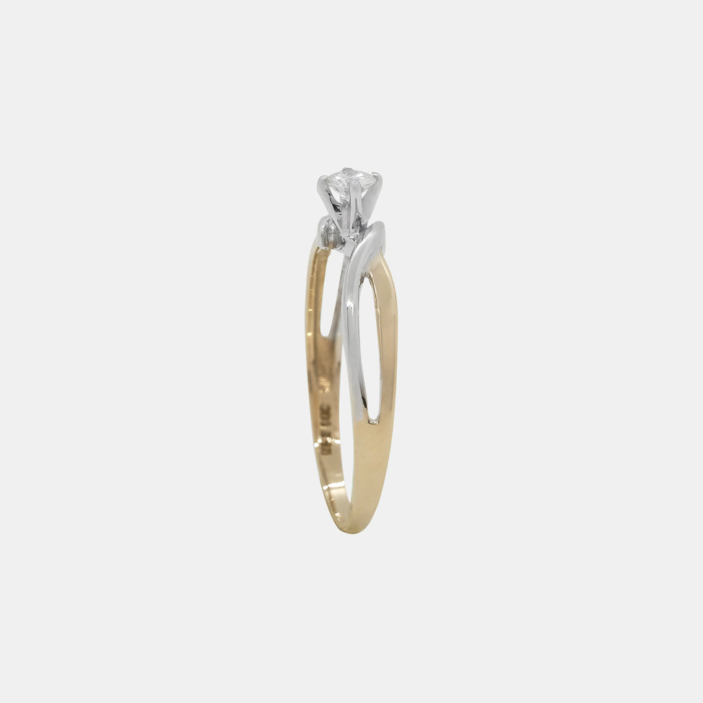 Euro Fit Ring with 14K Stone (4mm)XXXIII