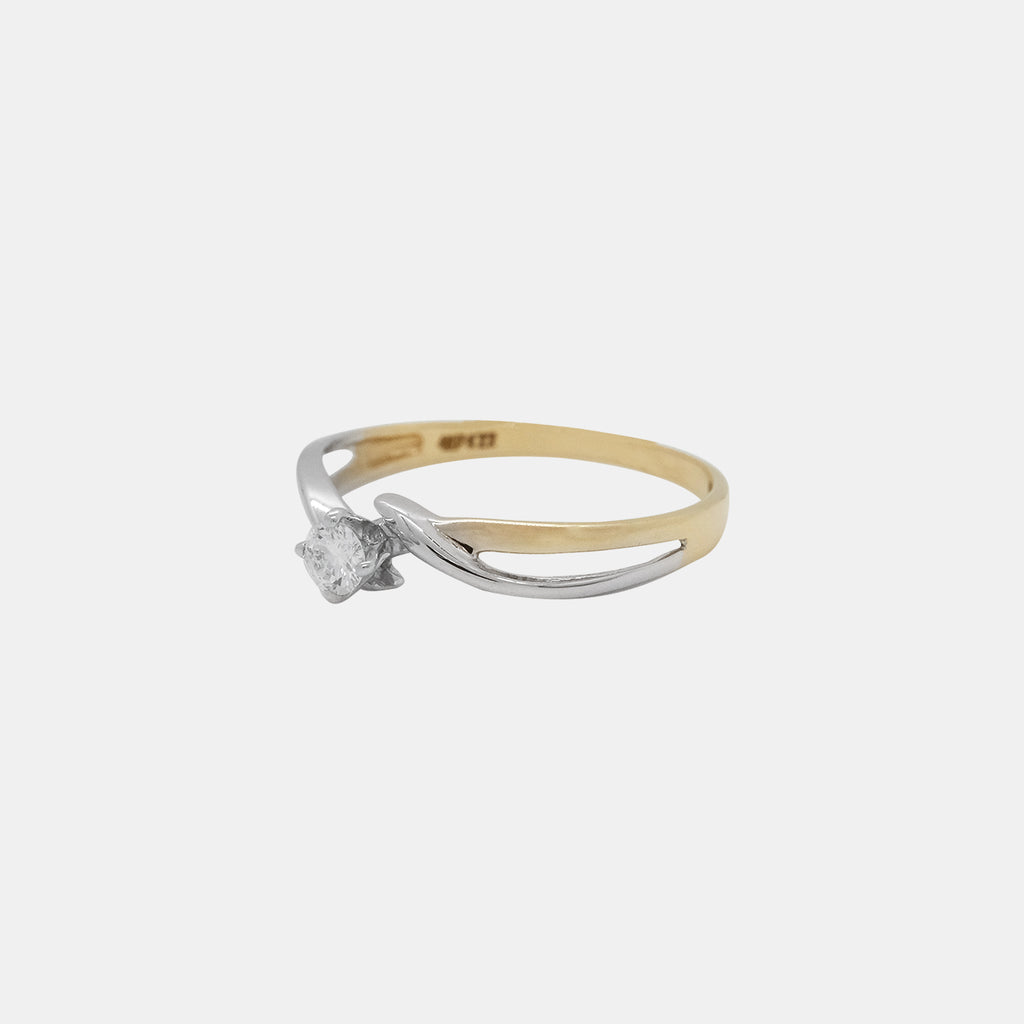 Euro Fit Ring with 14K Stone (4mm)XXXIII