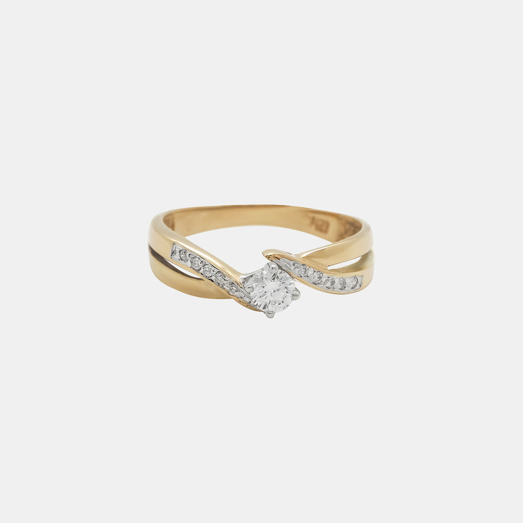 Euro Fit Ring with 14K Stone (4mm)XXXIII