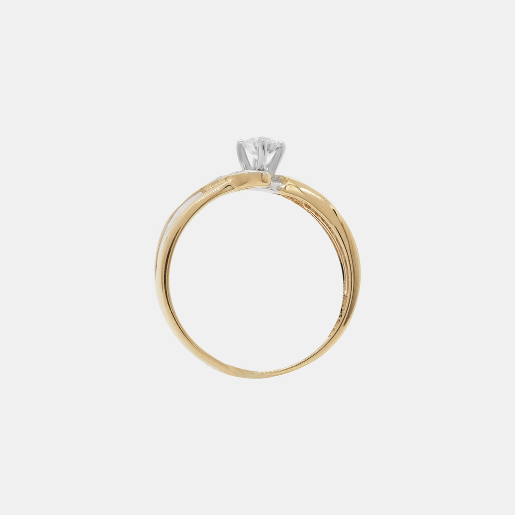 Euro Fit Ring with 14K Stone (4mm)XXXIII
