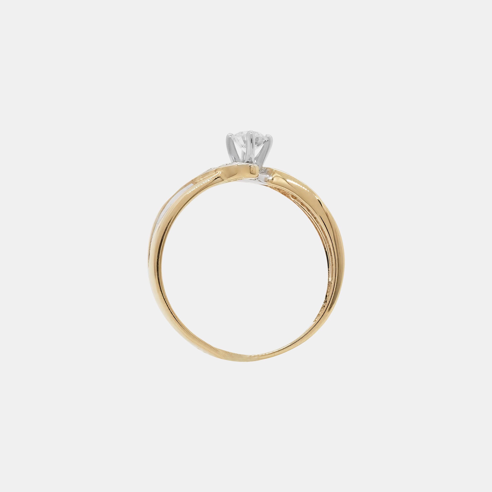 Euro Fit Ring with 14K Stone (4mm)XXXIII