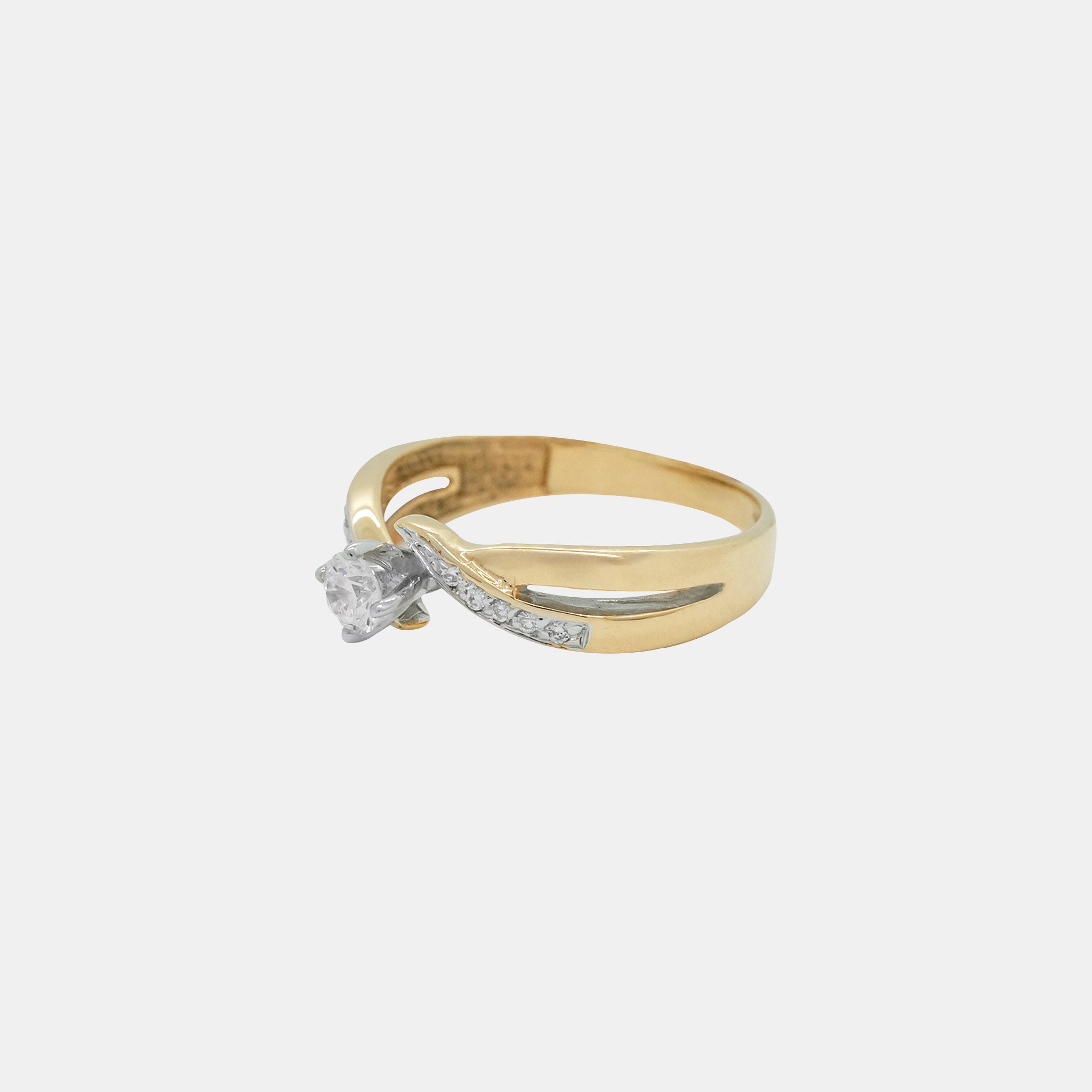 Euro Fit Ring with 14K Stone (4mm)XXXIII