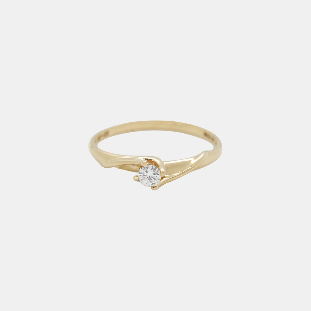 Euro Fit Ring with 14K Stone (4mm)XXXIII