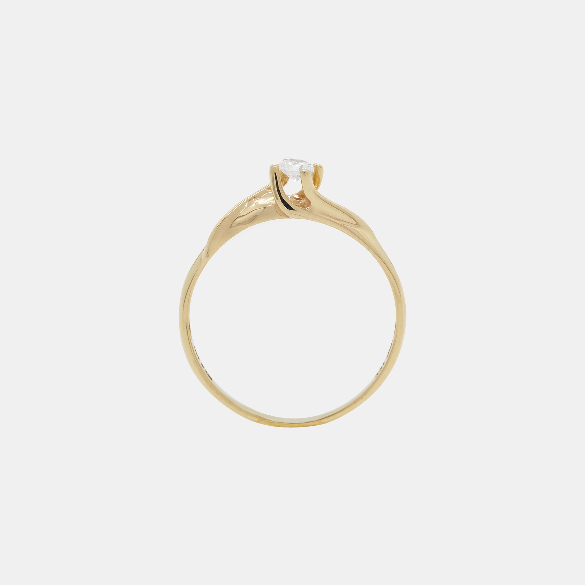 Euro Fit Ring with 14K Stone (4mm)XXXIII