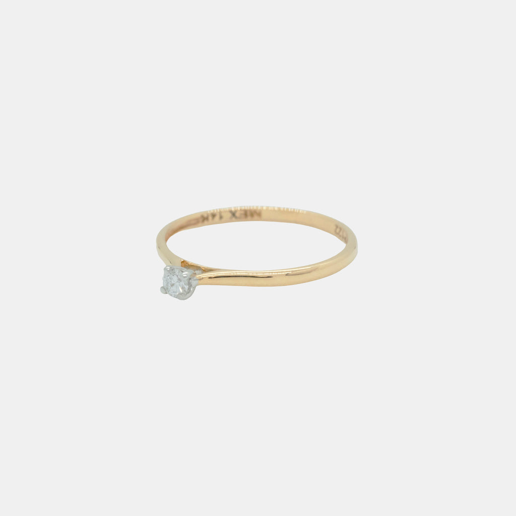 Euro Fit Ring with 14K Stone (4mm)XXXIII