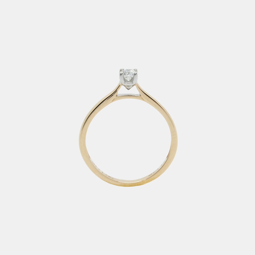 Euro Fit Ring with 14K Stone (4mm)XXXIII
