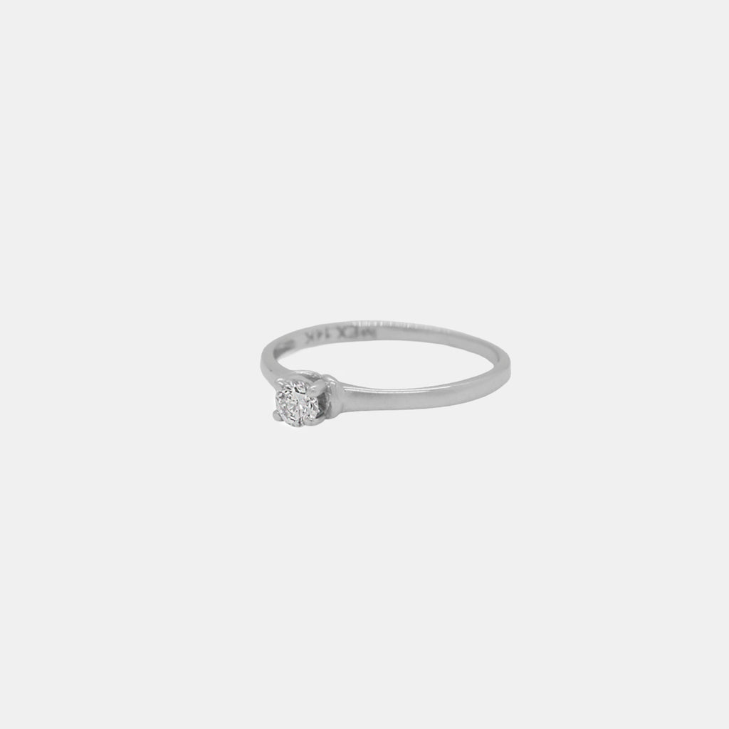 Euro Fit Ring with 14K Stone (4mm)XXXIII