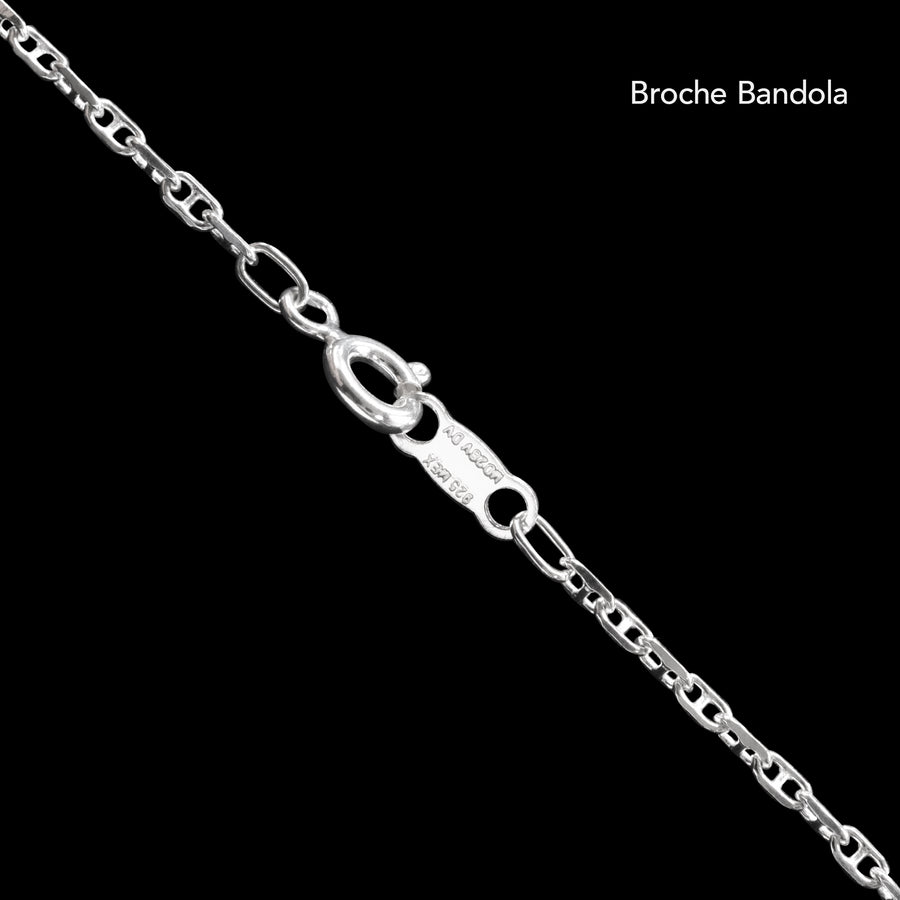Anchor 2mm (Silver) Bracelet