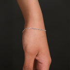 Anchor 2mm (Silver) Bracelet