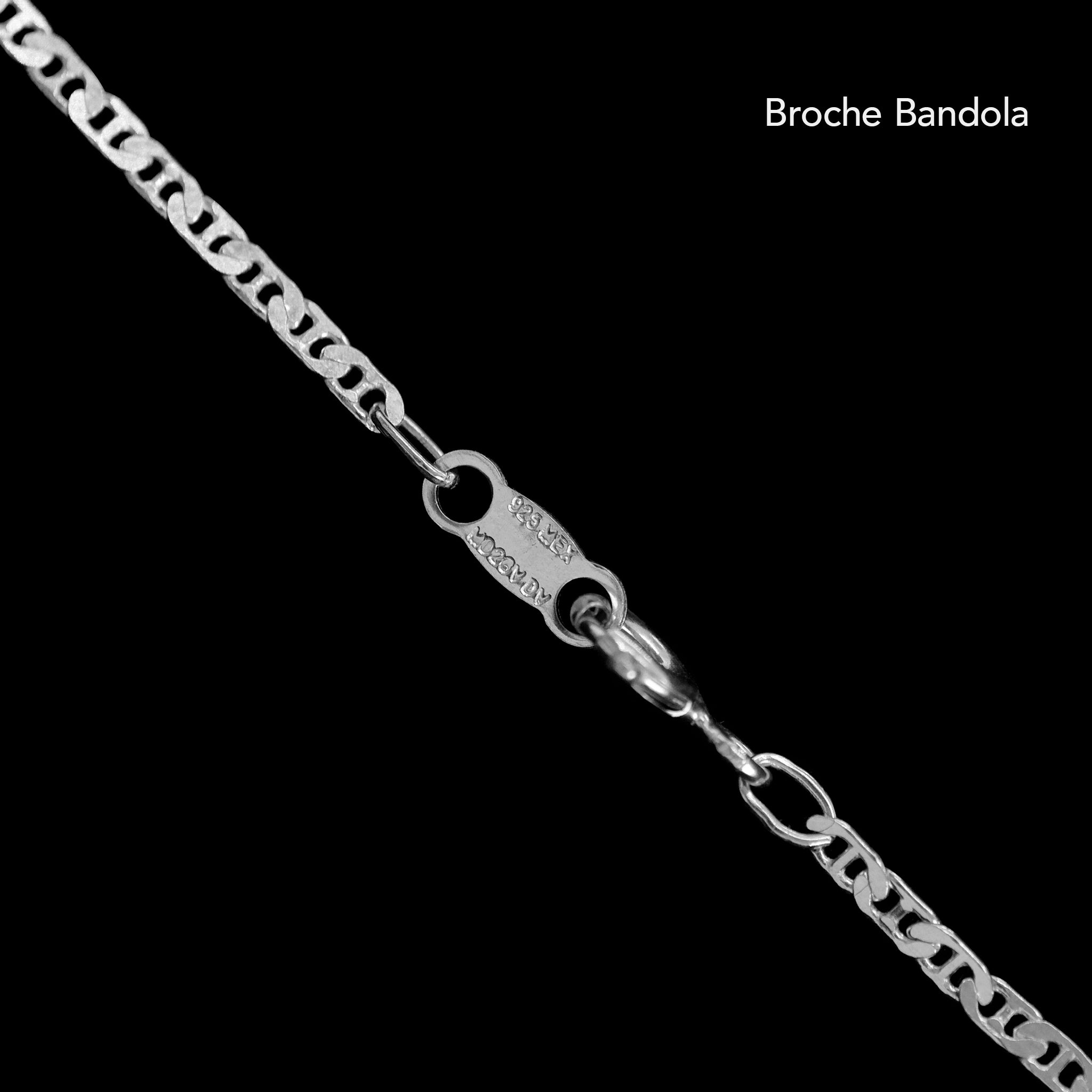 Hammered Anchor 2mm (Silver) Chain