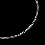 Hammered Anchor Chain 2mm Silver
