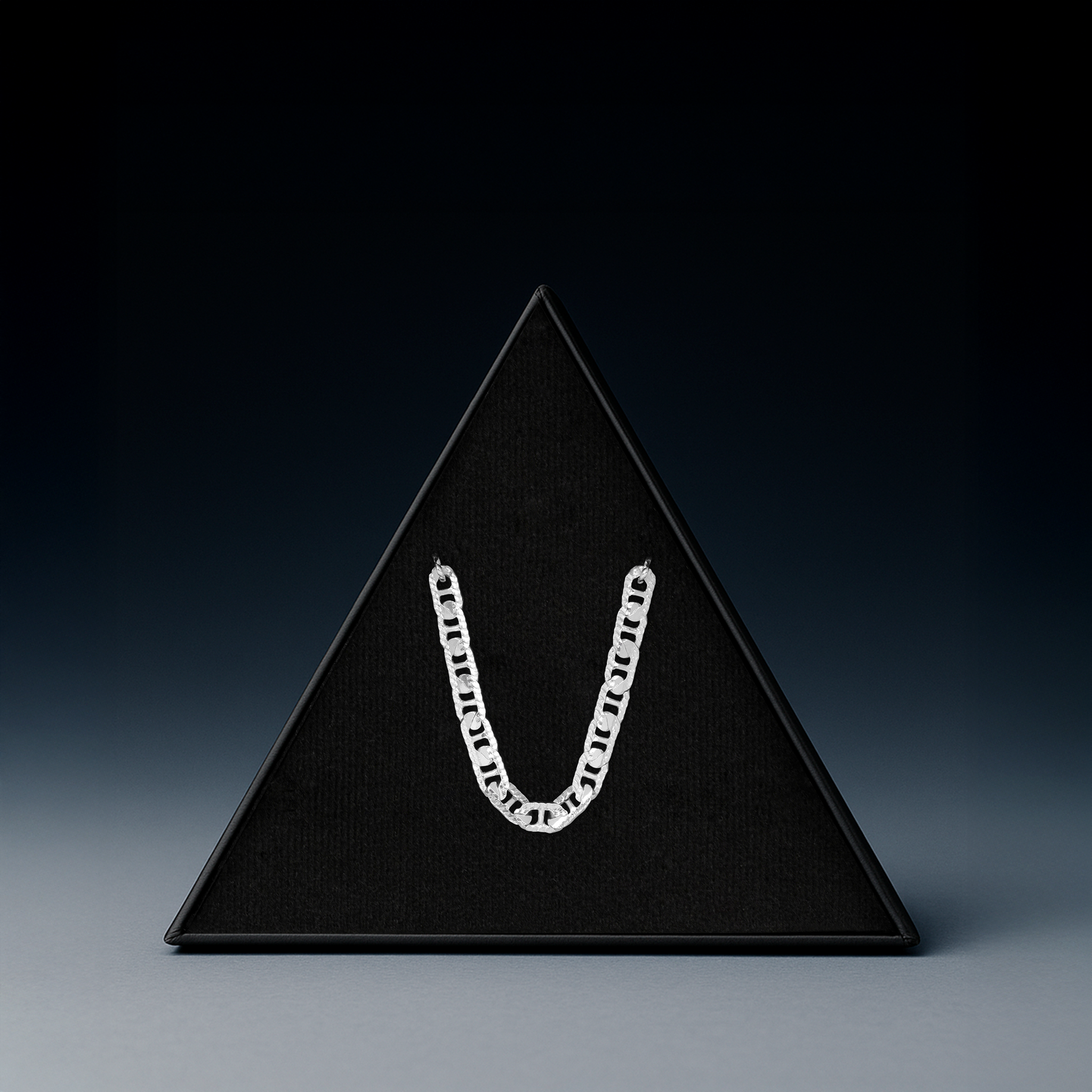 Danish Hammered Anchor 5mm (Silver) Chain