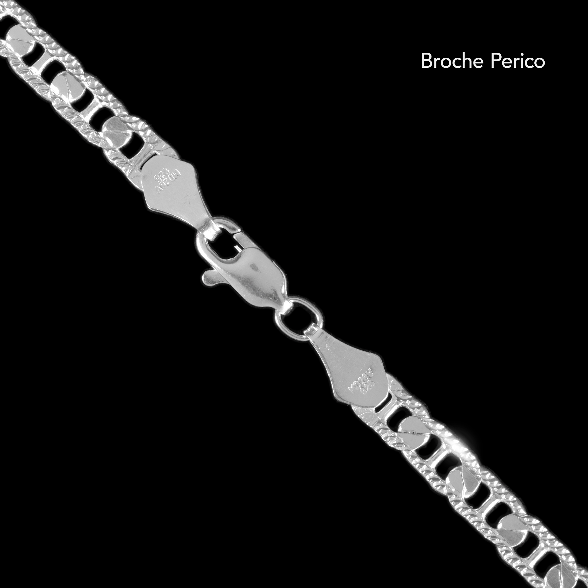 Danish Hammered Anchor 5mm (Silver) Chain