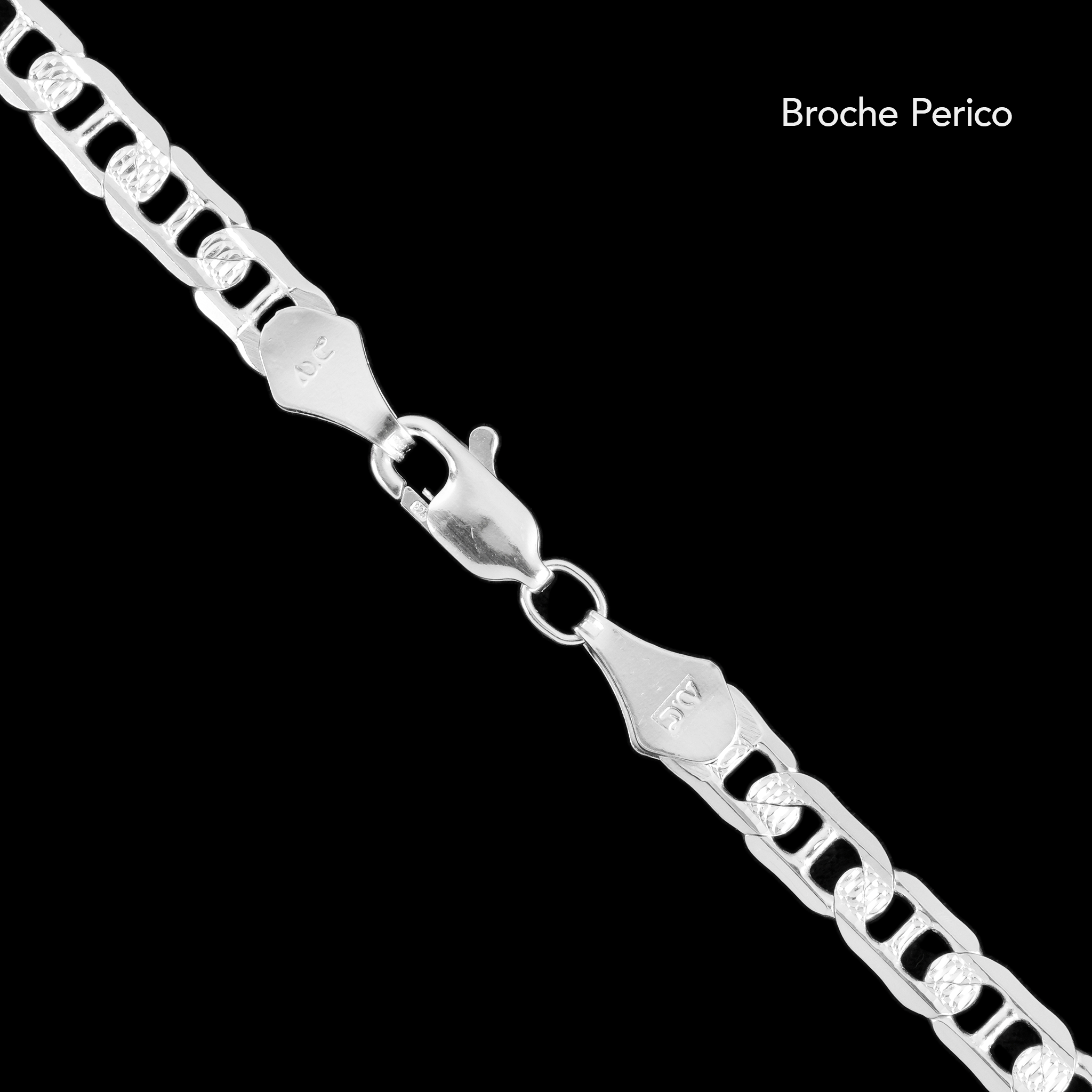 Zegrinada Hammered Anchor 5mm (Silver) Chain