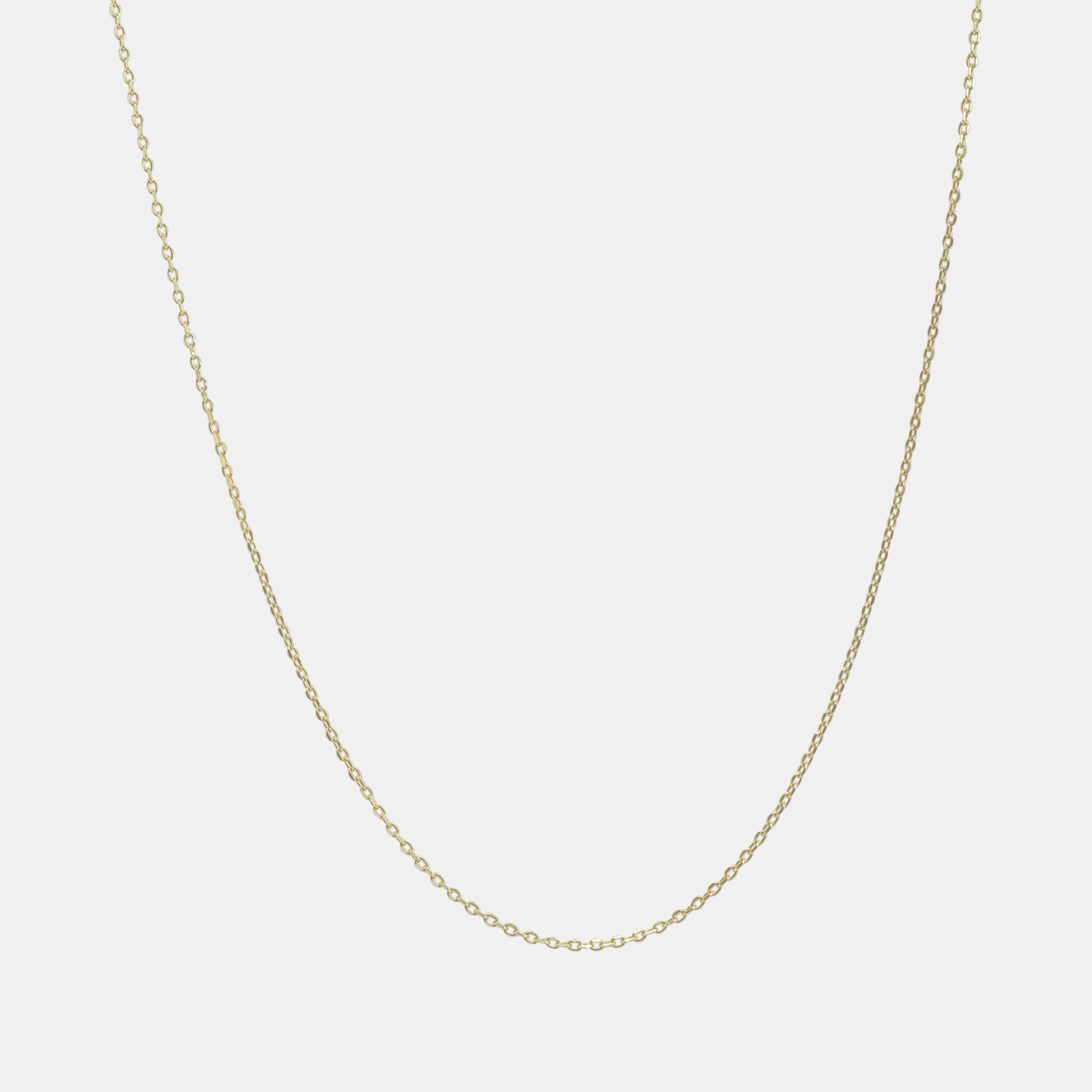 Figaro 3X1 2.5mm (Solid Gold) Chain