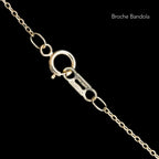 Figaro 3X1 2.5mm (Solid Gold) Chain