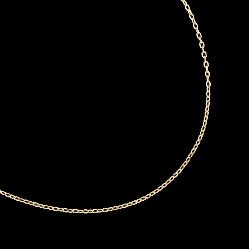 Figaro 3X1 2.5mm (Solid Gold) Chain