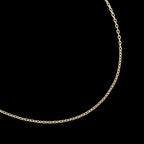 Figaro 3X1 2.5mm (Solid Gold) Chain
