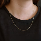 Figaro 3X1 2.5mm (Solid Gold) Chain