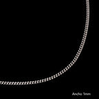 Tulum 2mm (Rhodium) Necklace