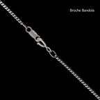 Tulum 2mm (Rhodium) Necklace