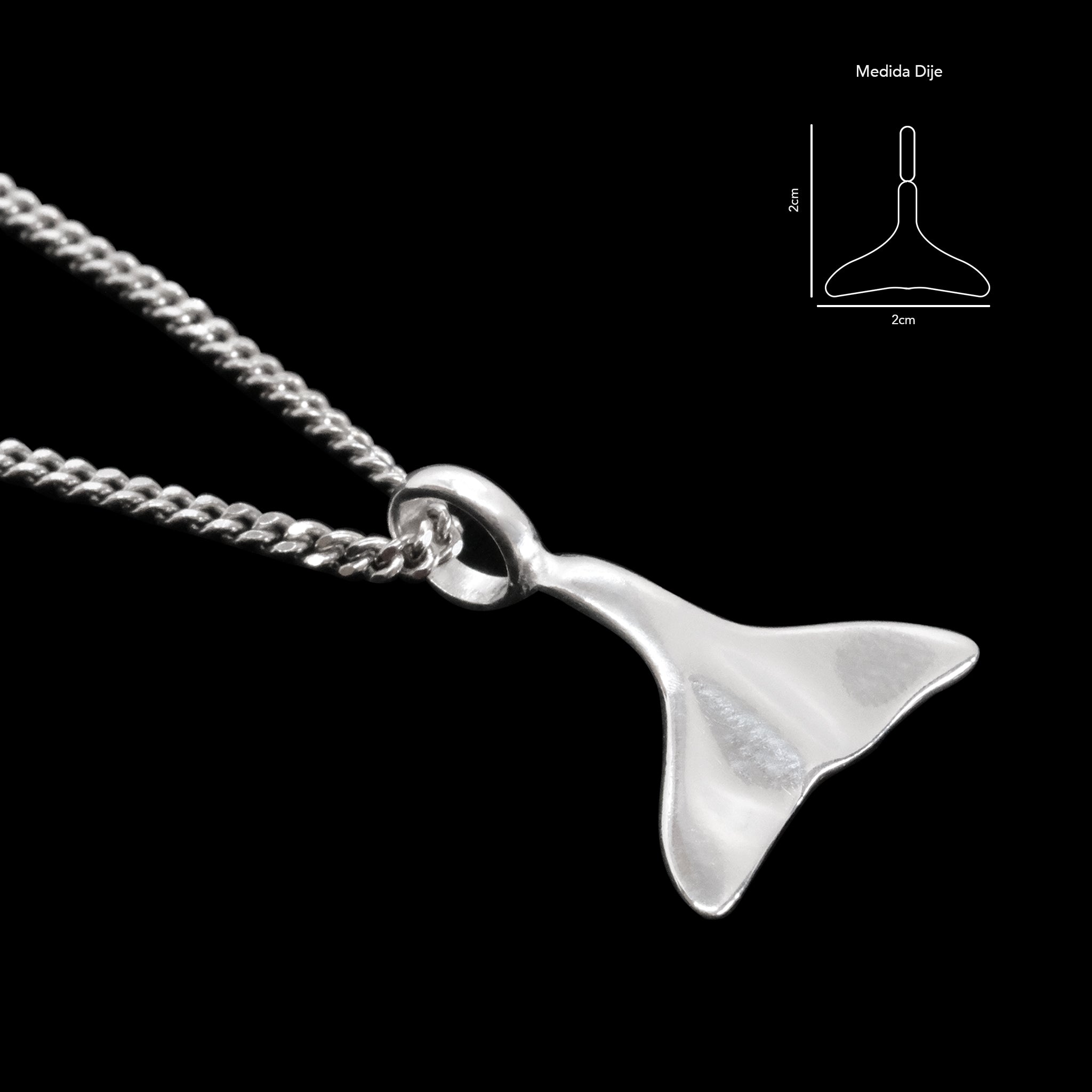 Tulum 2mm (Rhodium) Necklace
