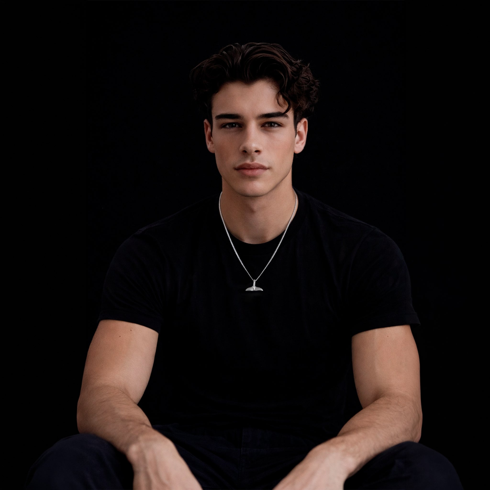 Tulum 2mm (Rhodium) Necklace