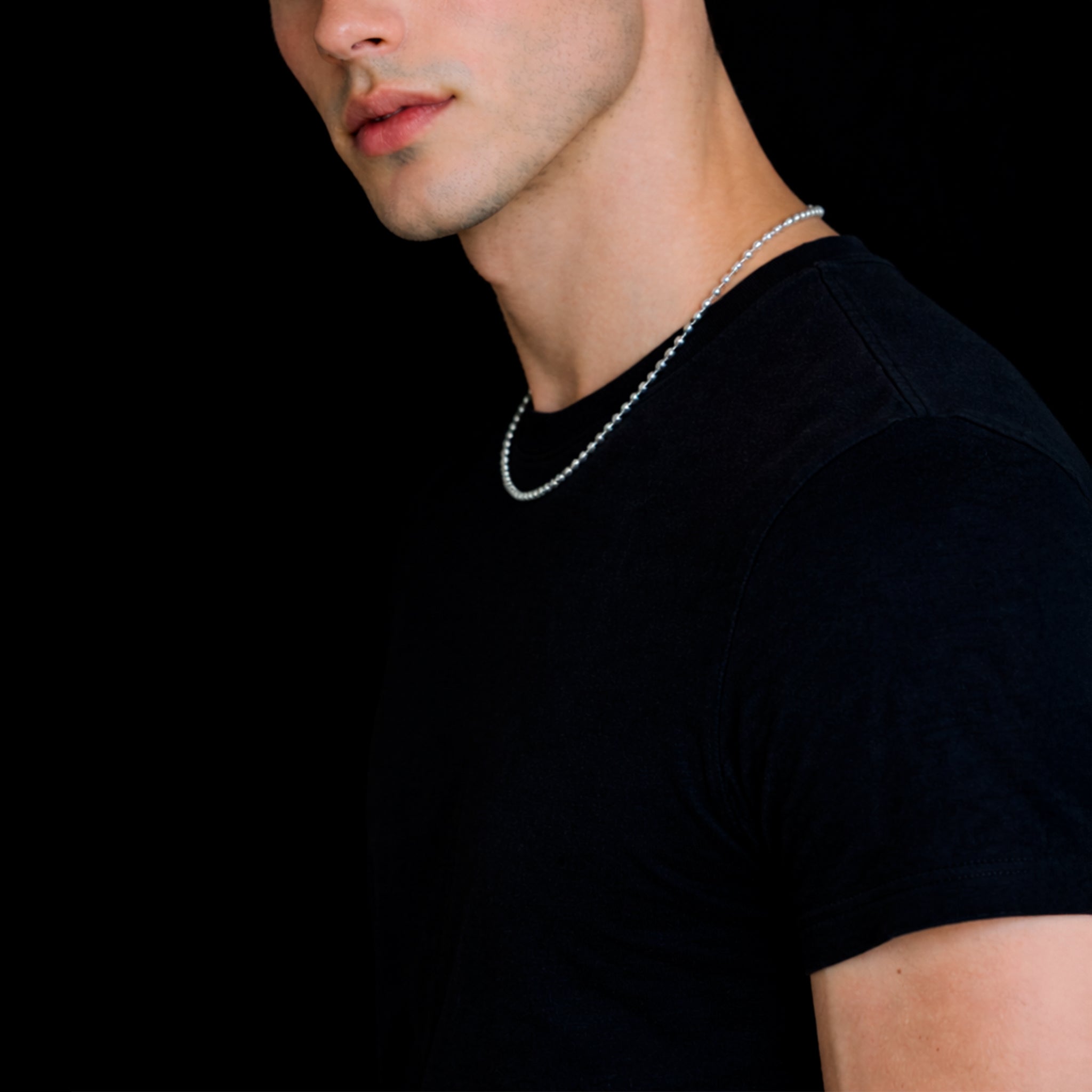 2.5mm Beads (Silver) Chain