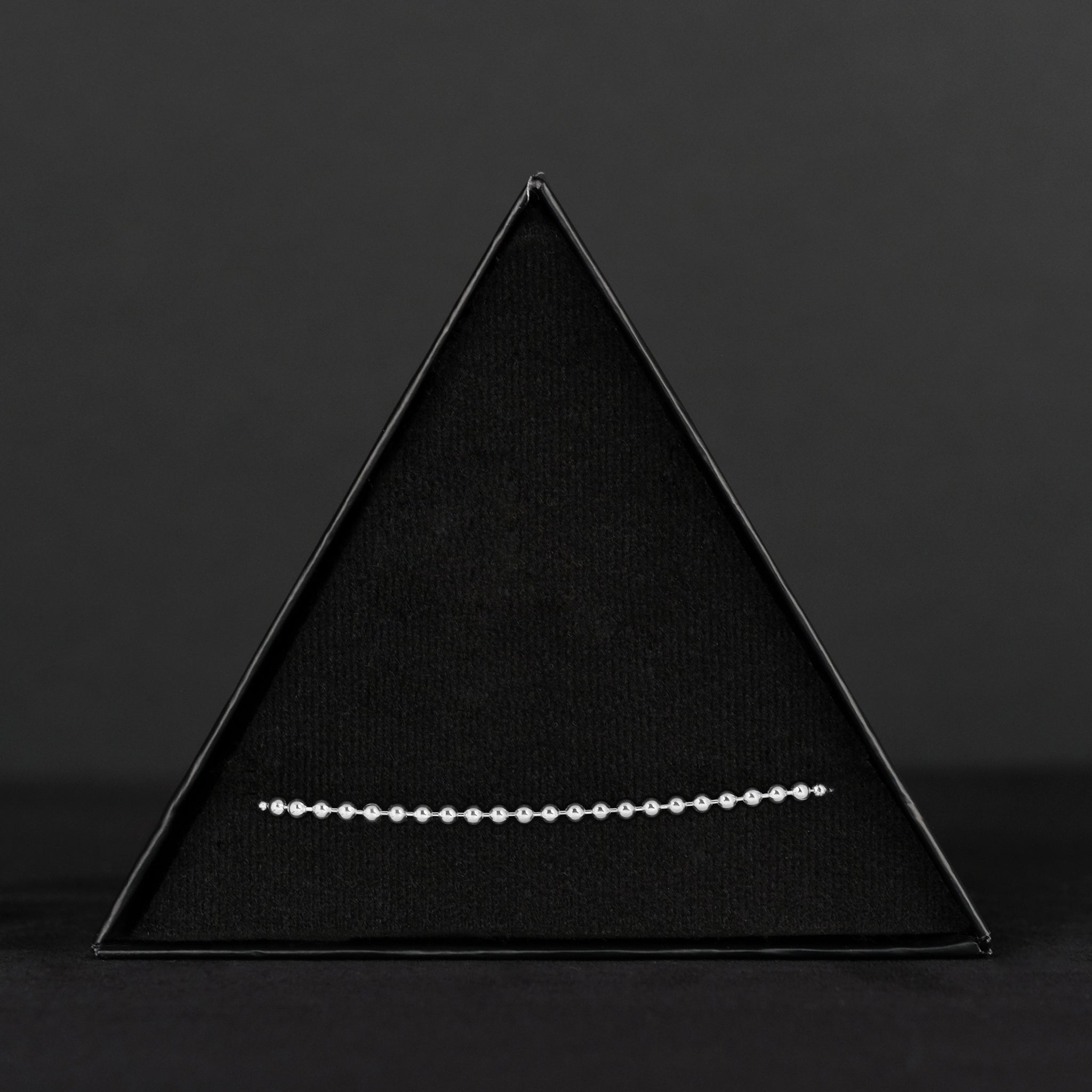 2.5mm Beads (Silver) Bracelet