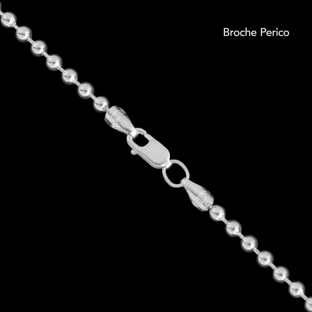 2.5mm Beads (Silver) Bracelet