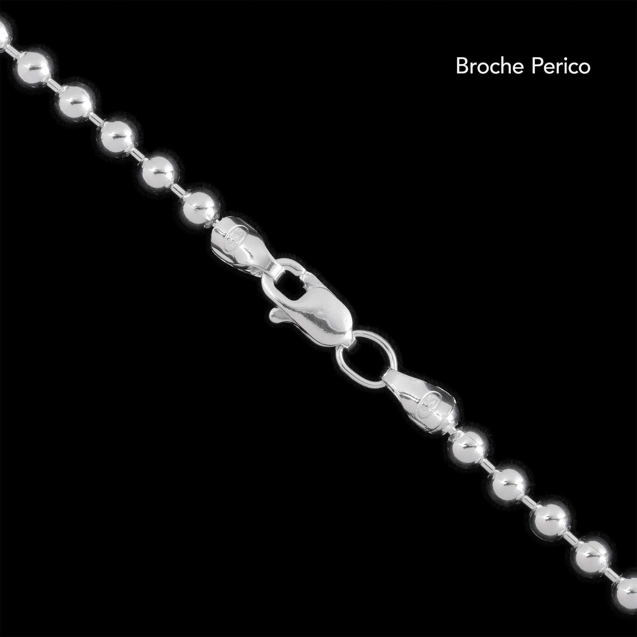 3mm Balls (Silver) Chain