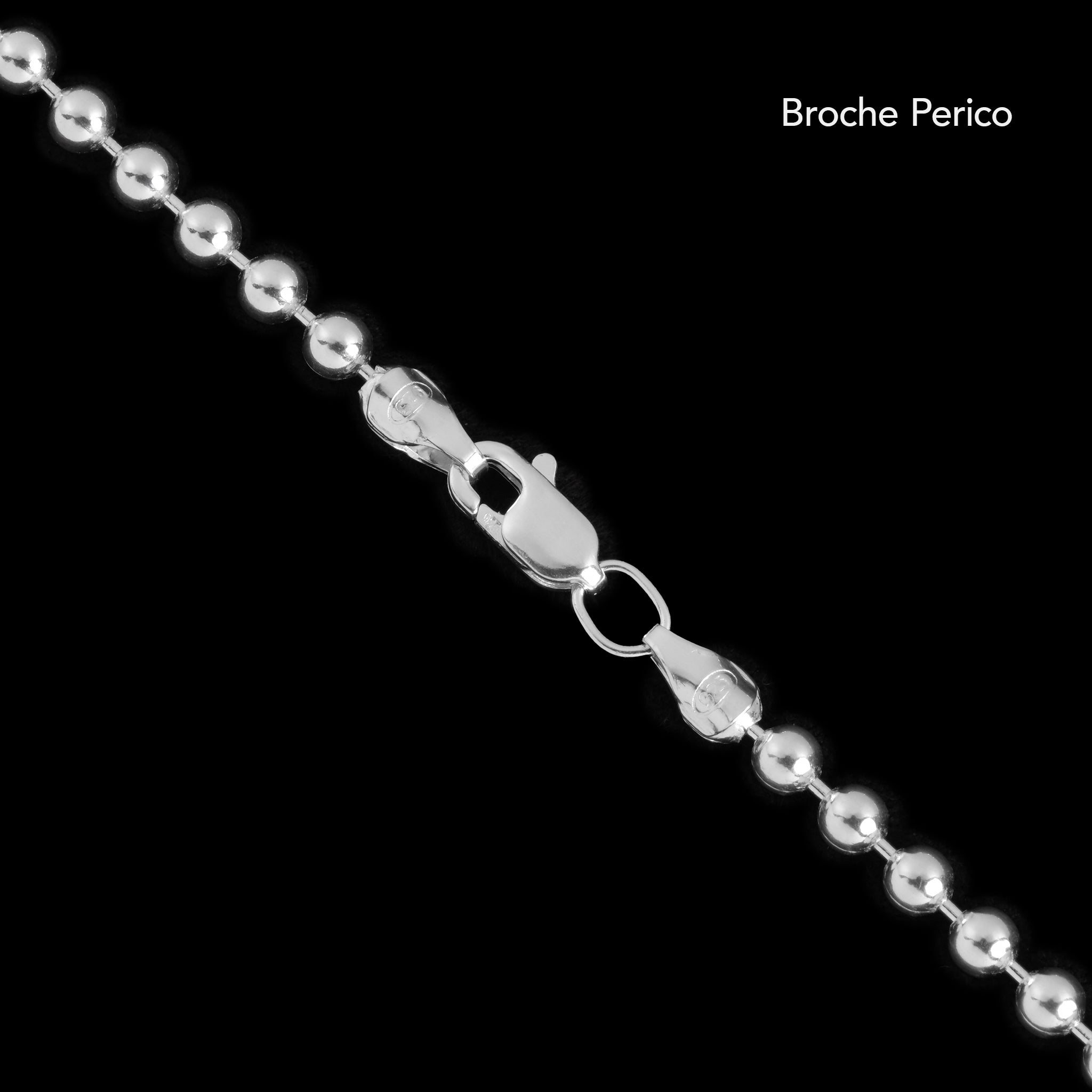 3mm Beads (Silver) Bracelet