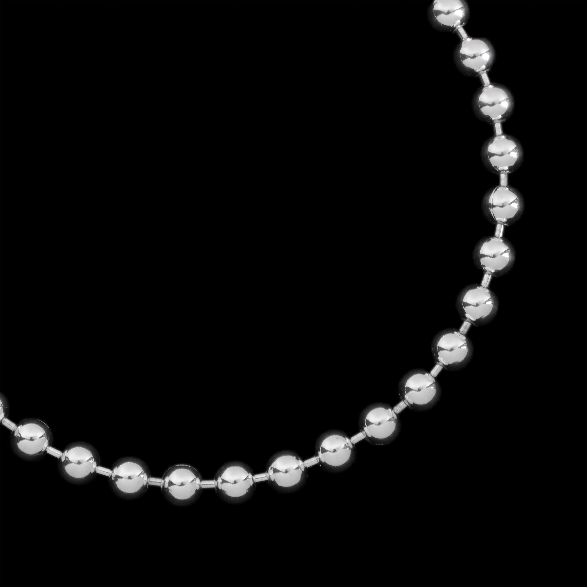 4mm Balls (Silver) Chain