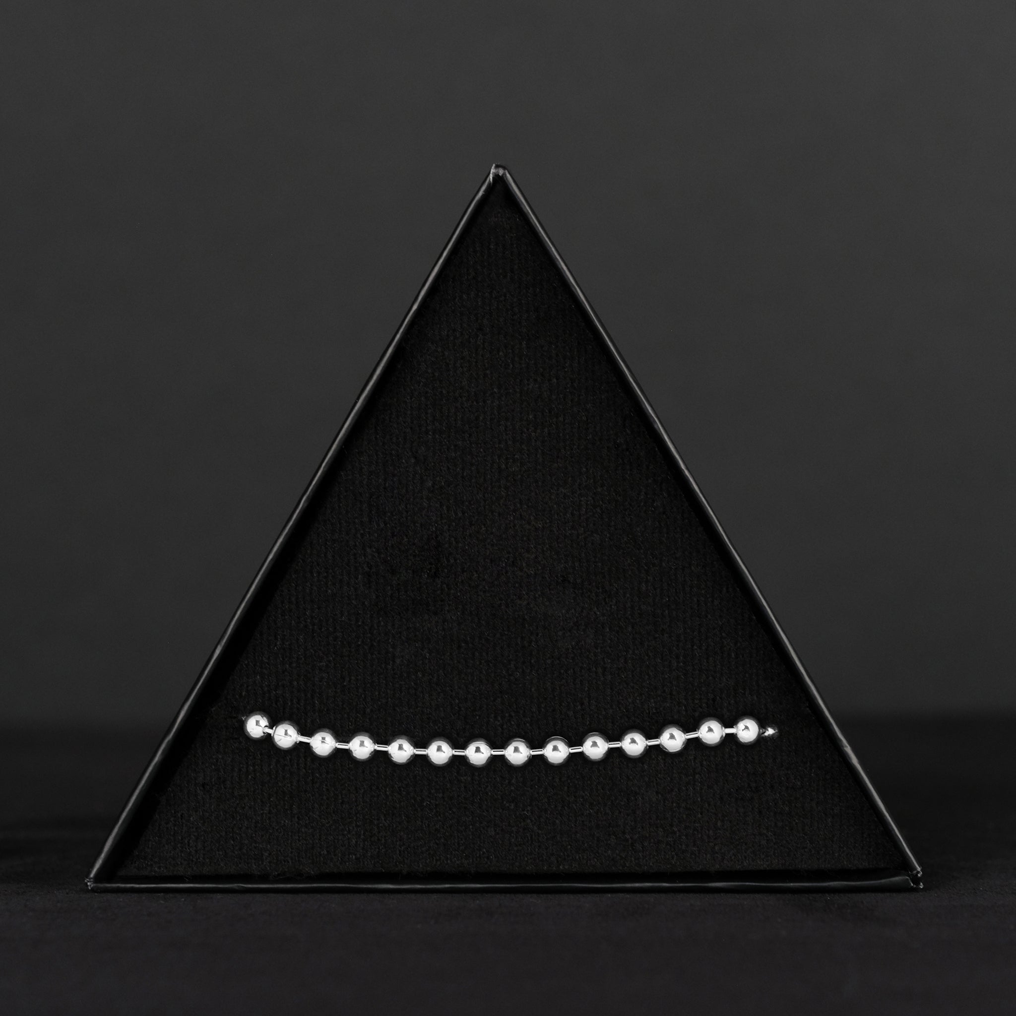 4mm Beads (Silver) Bracelet