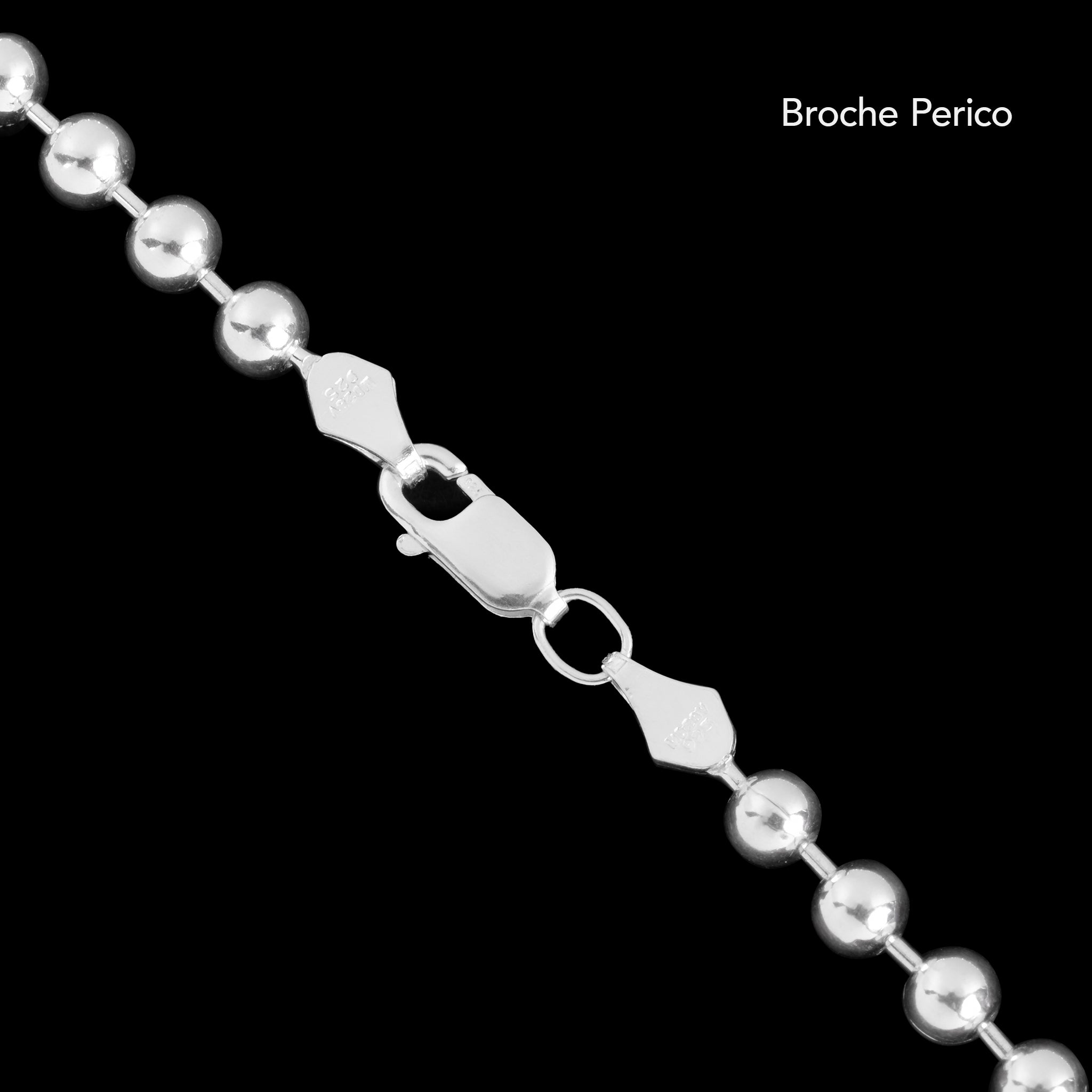 4mm Beads (Silver) Bracelet