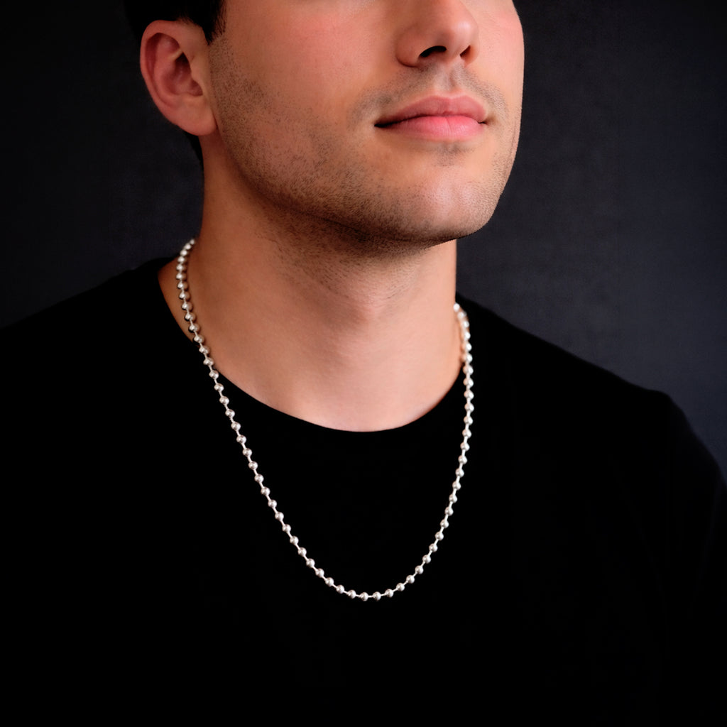 5mm Beads (Silver) Chain
