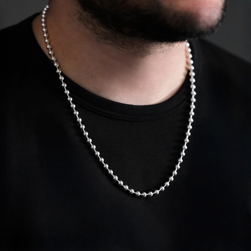 5mm Beads (Silver) Chain