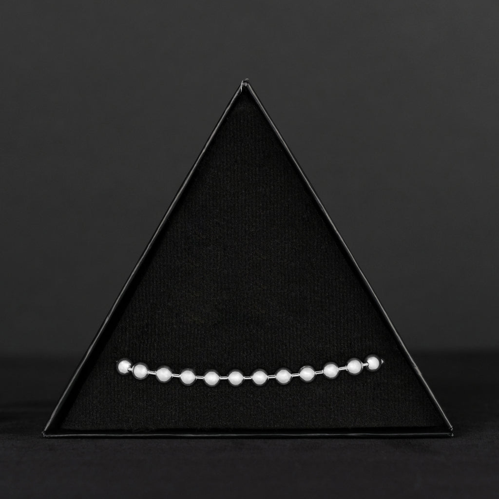 5mm Beads (Silver) Bracelet