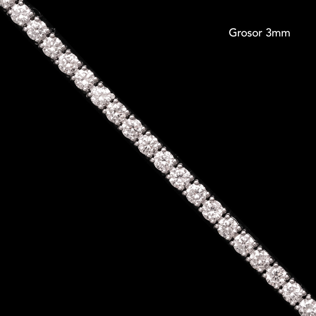 Figaro 3X1 2.5mm (Solid Gold) Chain