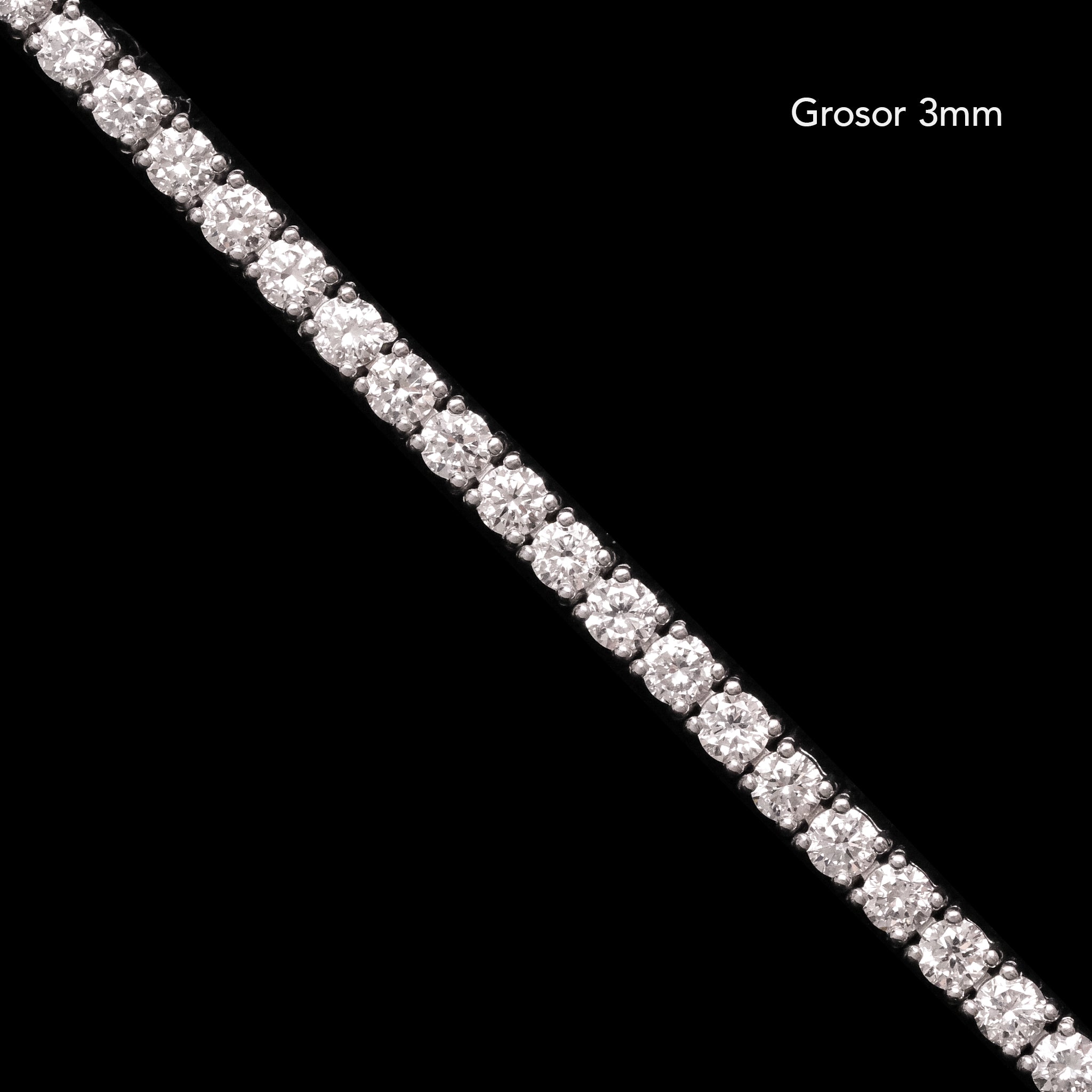 Figaro 3X1 2.5mm (Solid Gold) Chain