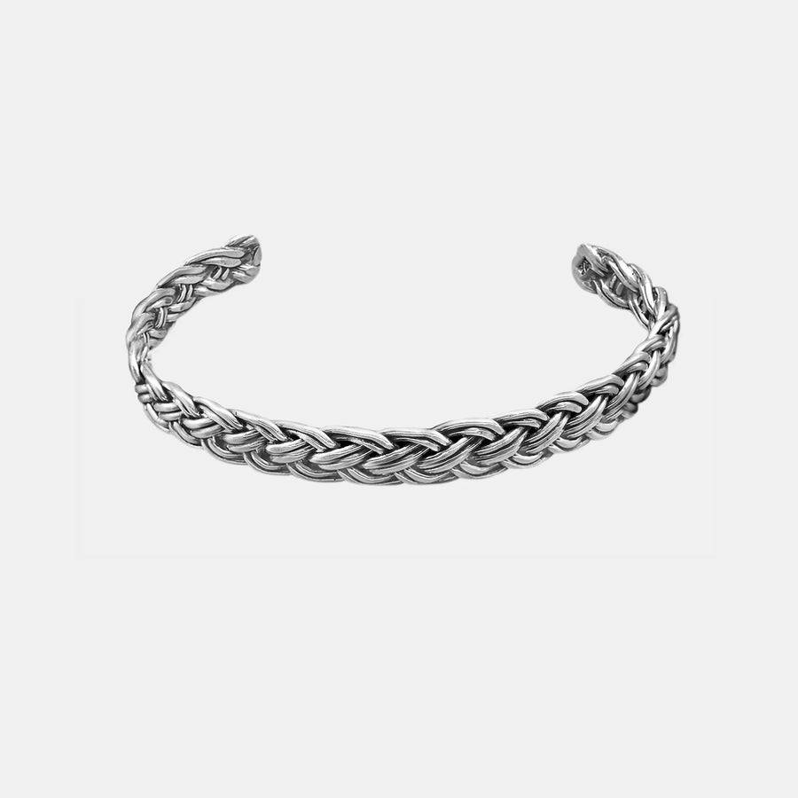 Braided Silver Bracelet