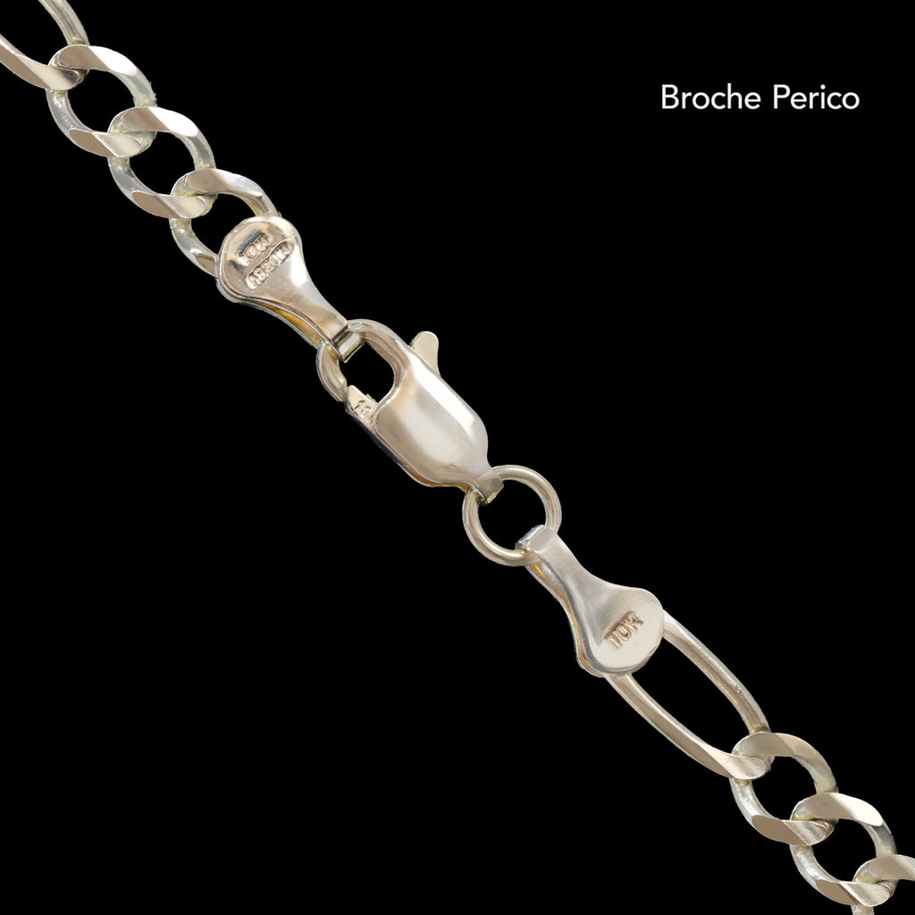 Figaro 3X1 Open 4mm (Solid Gold) Chain
