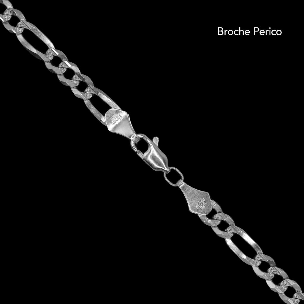 Figaro Cuban Zegrinada 5mm (Silver) Chain