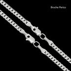 Set Cuban Link 3mm Plata