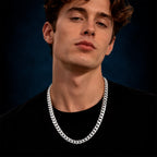 Cuban Link Chain 10mm Silver