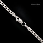 3mm Sterling Silver Cuban Link Chain