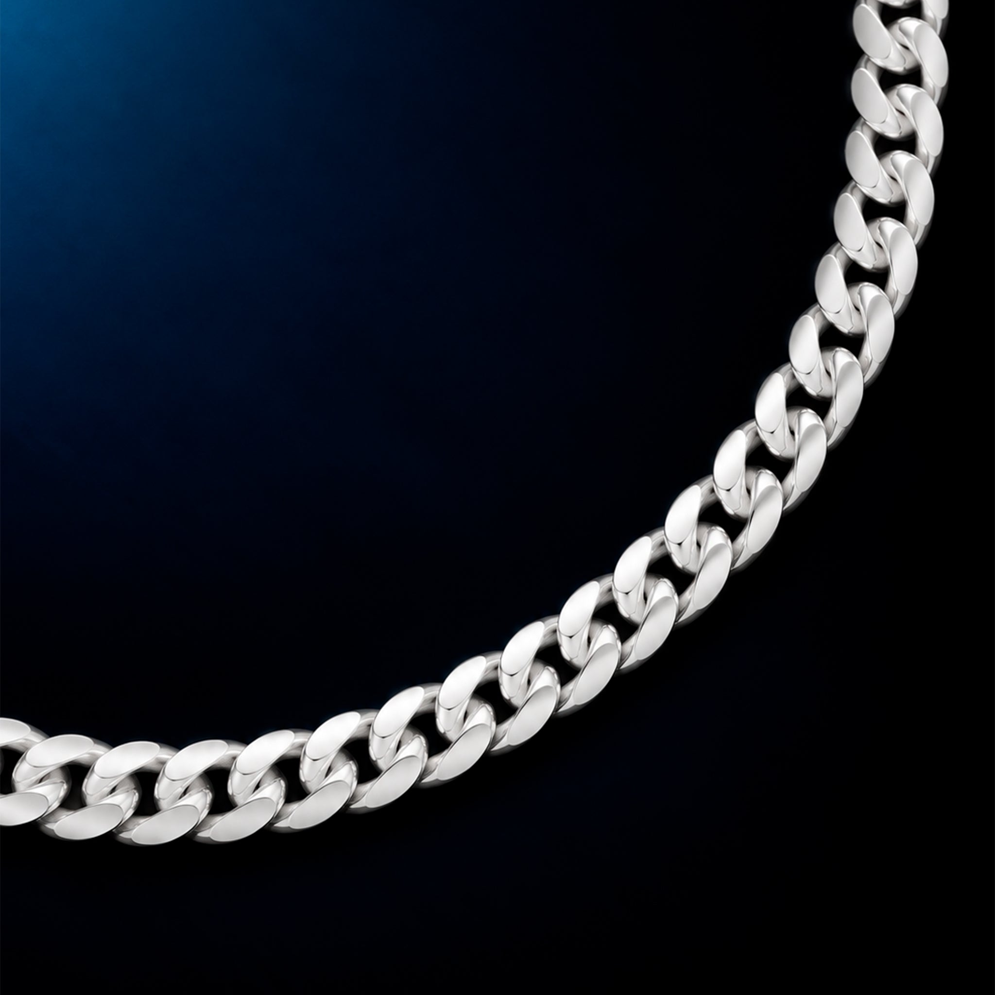 5mm Silver Cuban Link Chain